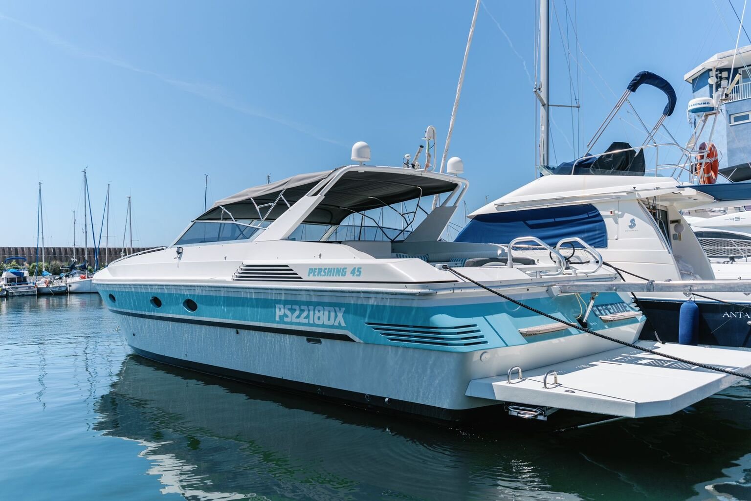 1989 Pershing 45